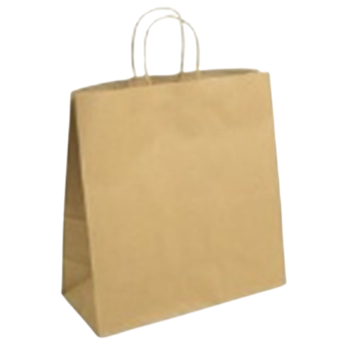 Large Brown Kraft with Twisted Handle Bag