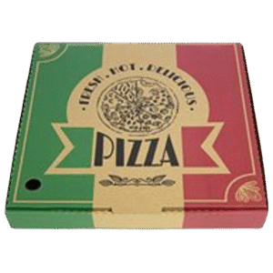 Kraft Recycle Paper Pizza Box 10 Inch Brown with Printing