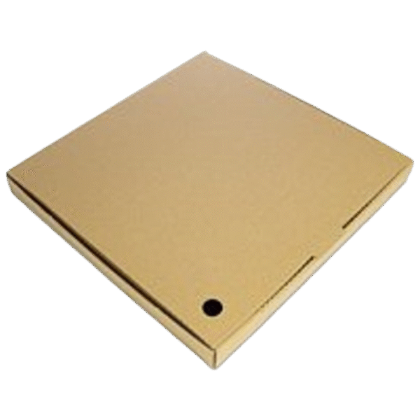 Kraft Recycle Paper Pizza Box 13 Inch Brown