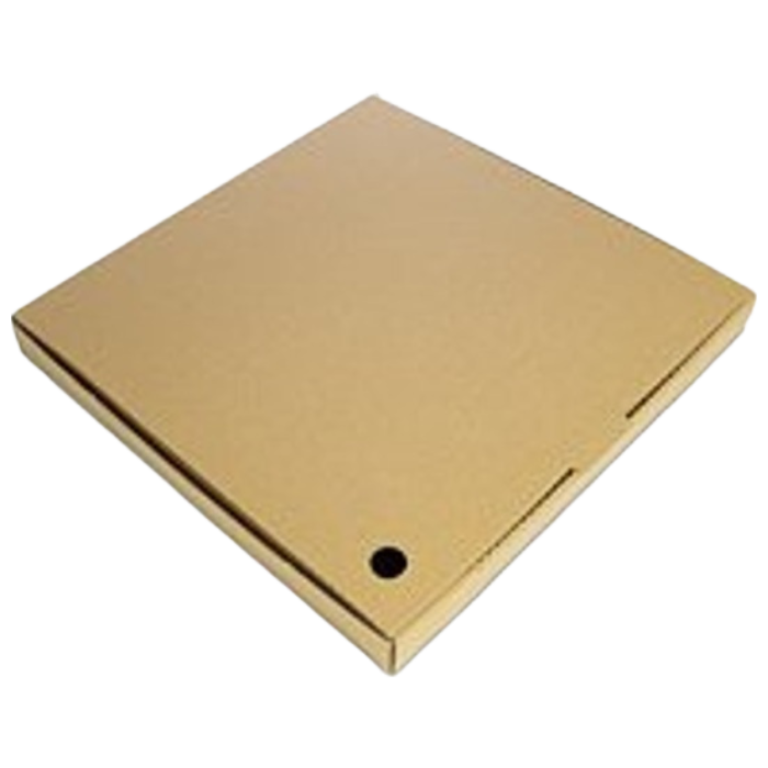 Kraft Recycle Paper Pizza Box 13 Inch Brown