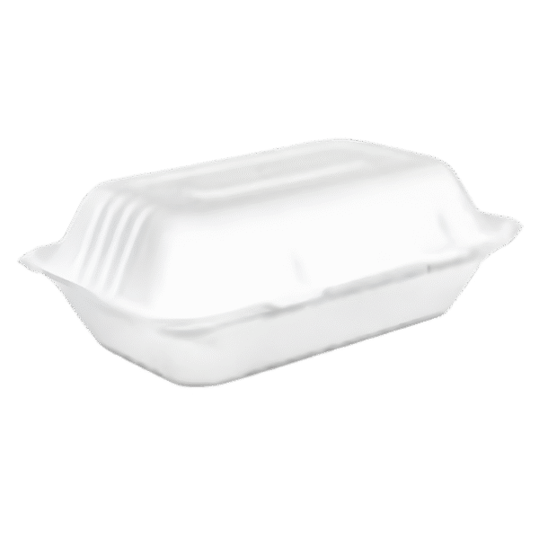 9" x 6" Sugarcane Clamshell