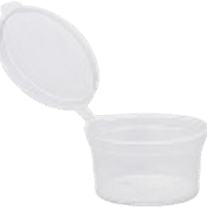 1.5 oz Sauce Container with Hinged Lid