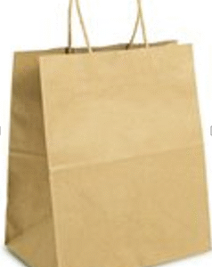 Small Brown Kraft with Twisted Handle Bag