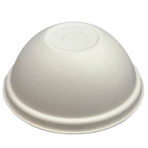90mm Sugarcane Dome Lid to Suit 16/22oz Cold Drink Cup