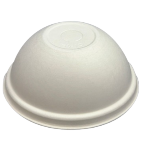 90mm Sugarcane Dome Lid to Suit 16/22oz Cold Drink Cup