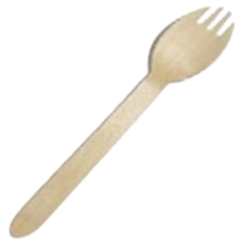 160mm Wooden Spork