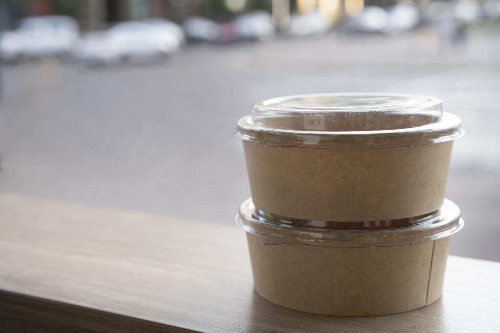 front-view-packed-food-prepared-takeaway-with-copy-space