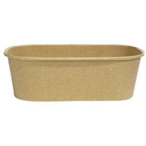 500ml Kraft Rect Deli Container