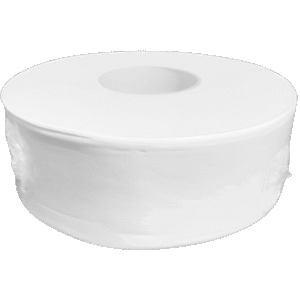 2 Ply Jumbo Toilet Tissue with Individual Wrap White85mm*300m