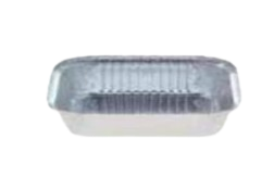 FOIL CONTAINER 448/7419 Top out:197*140mm Bottom:160*110mm Height:55mm Capacity:850ml