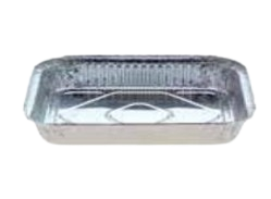 FOIL CONTAINER 485/7131 Top out:320*260mm Bottom:264*205mm Height:50mm Capacity:2500ml